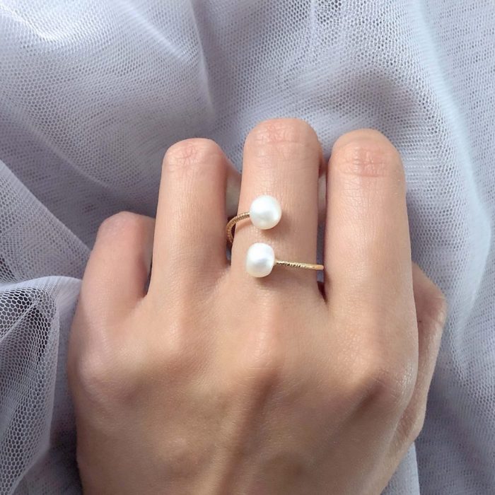 Lily Pearl Ring - Image 6
