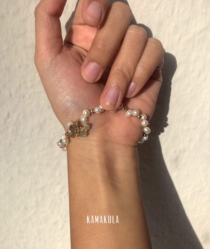 Butterfly Freshwater Pearl Bracelet - Image 5