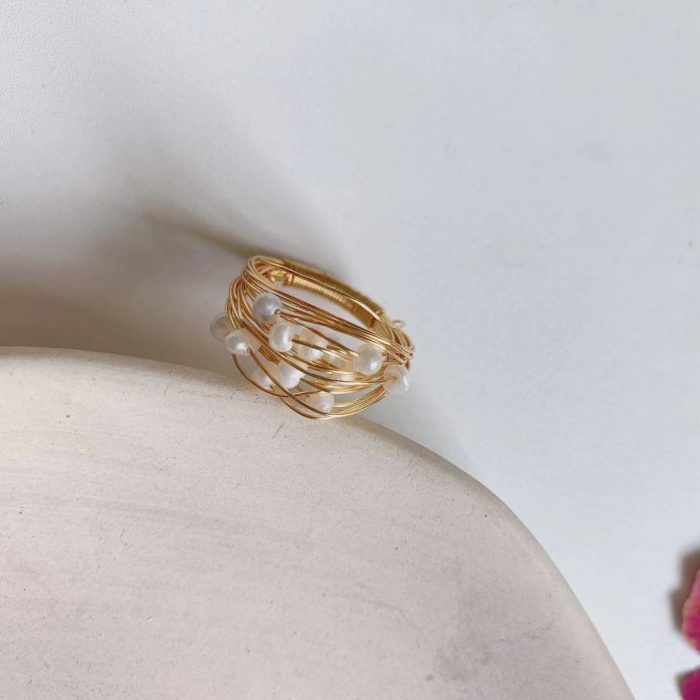 Aurora Pearl Wrap Ring - Image 4