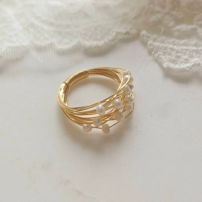 Aurora Pearl Wrap Ring