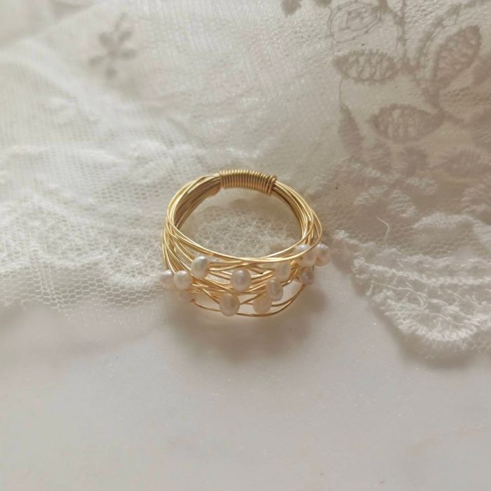 Aurora Pearl Wrap Ring - Image 3