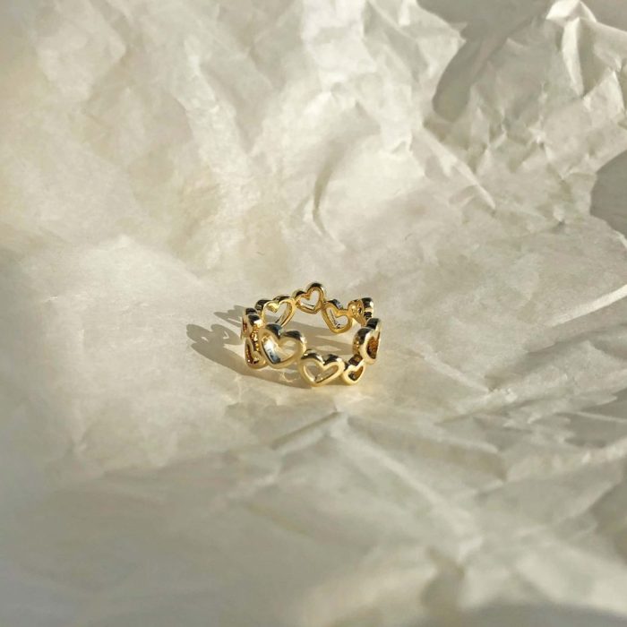Juliet Heart Link Ring - Image 6