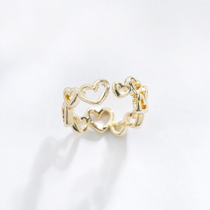Juliet Heart Link Ring - Image 7