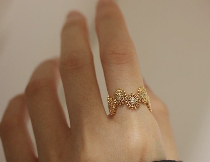 Beatrice Baroque Lace Ring